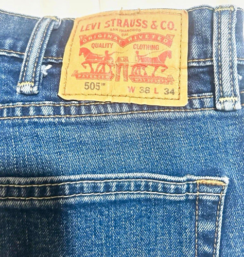 Levi 505 men blue - men's, medium
